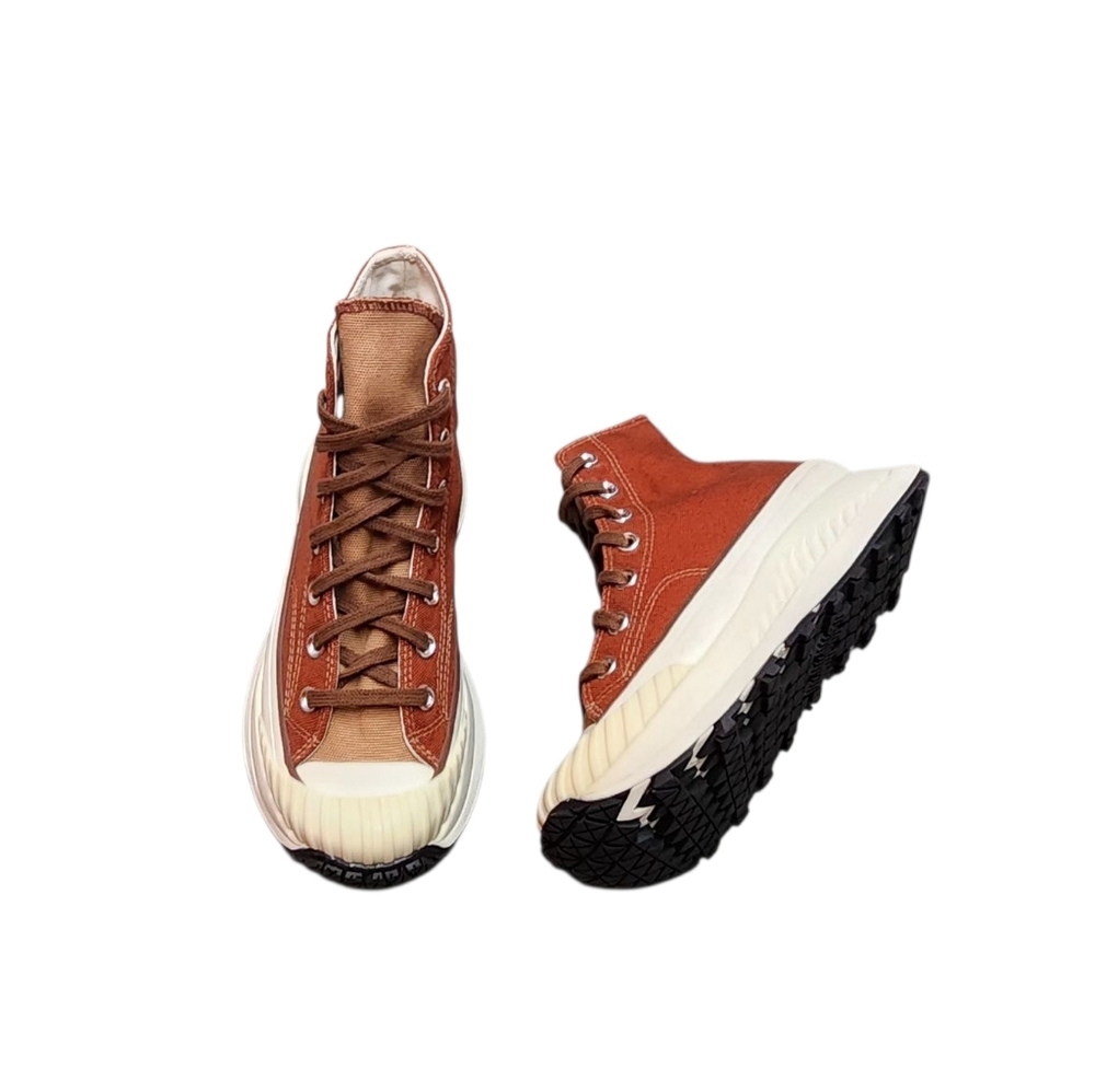 Converse High-Top Sneakers in Burnt Orange NWOB - Picture 2 of 7